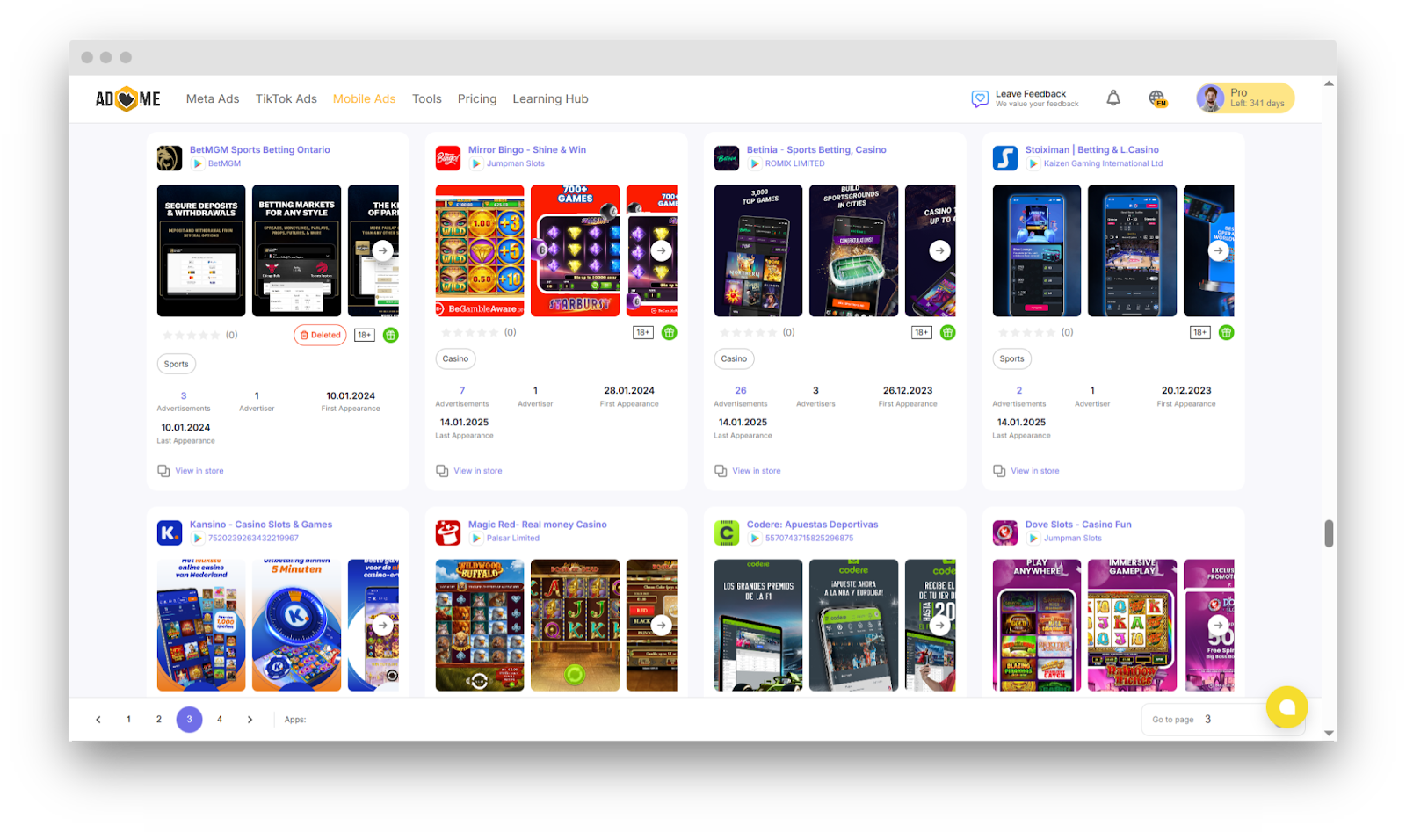 Мобильные приложения категории 18+ в Adheart Mobile Ads | Mobile Apps